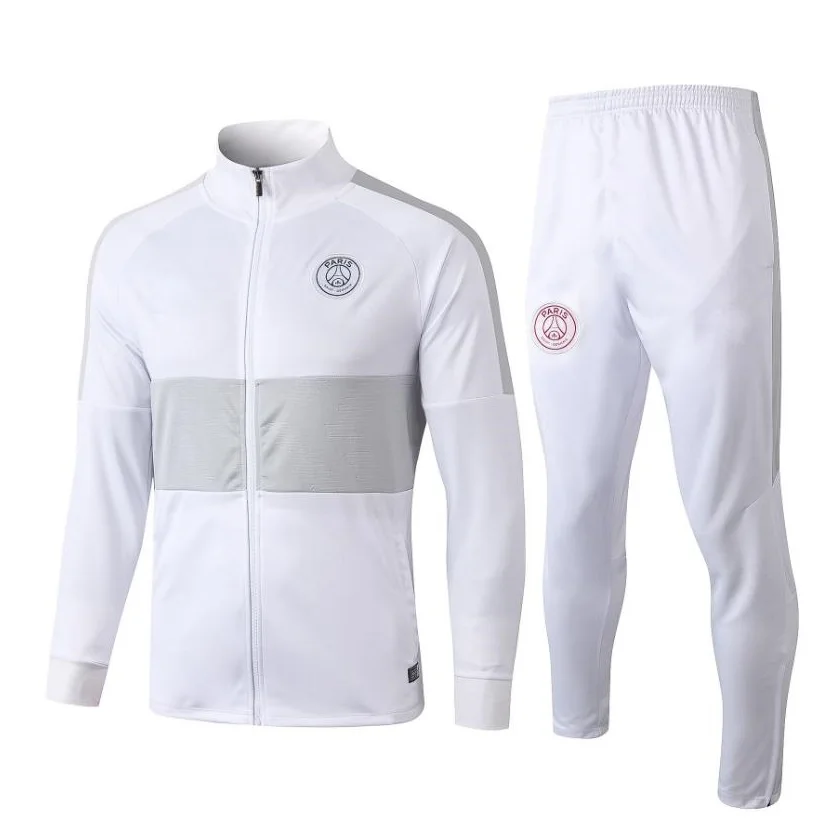 

Winter Men Soccer Jerseys Set survetement Football Sports Kits Futbol Jersey Leg Pants Set sport football training tracksuit