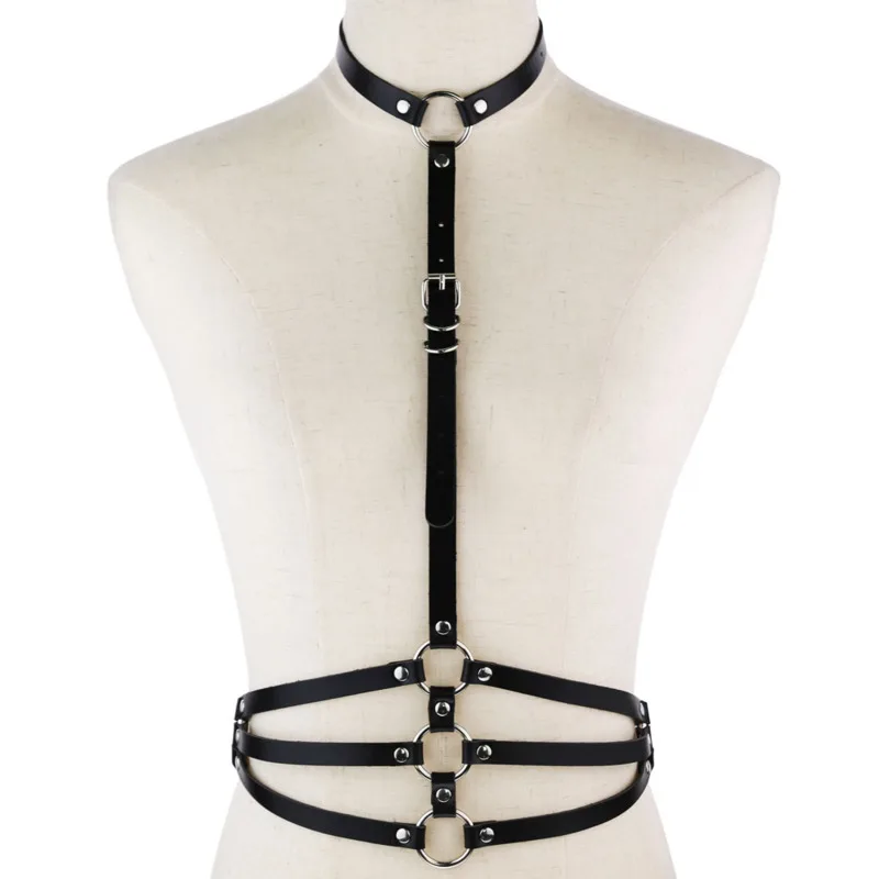 Европейский и американский стиль панк одежда с кожаным ремнем кожаный o-образный