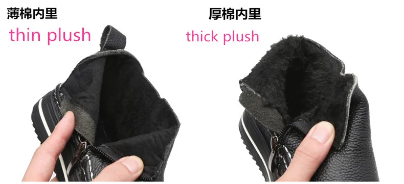 Зимние ботильоны детская обувь из натуральной воловьей кожи школьная зимняя