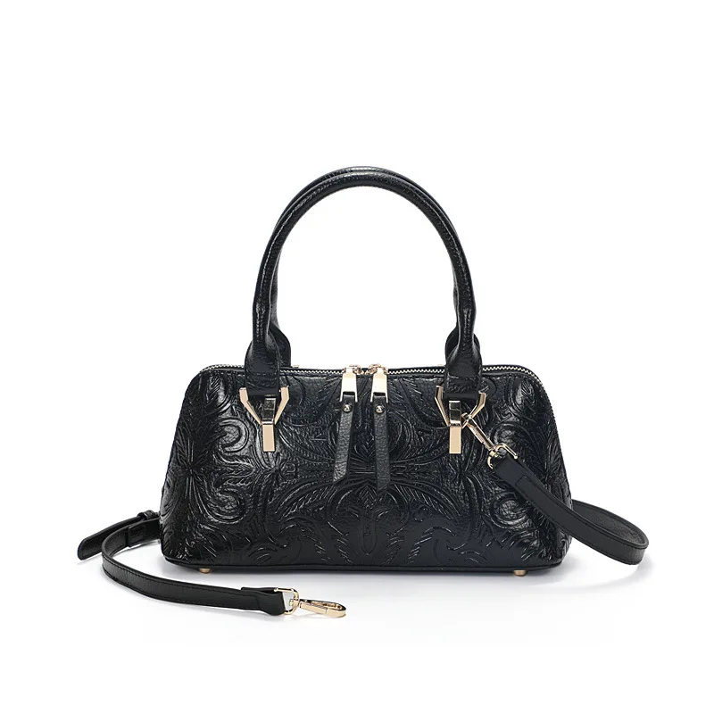 

YourSeason Ladies Versatile Soft Cowhide Handbag Embossed Leather Casual Women Shoulder Crossbody Bags 2021 Fashion