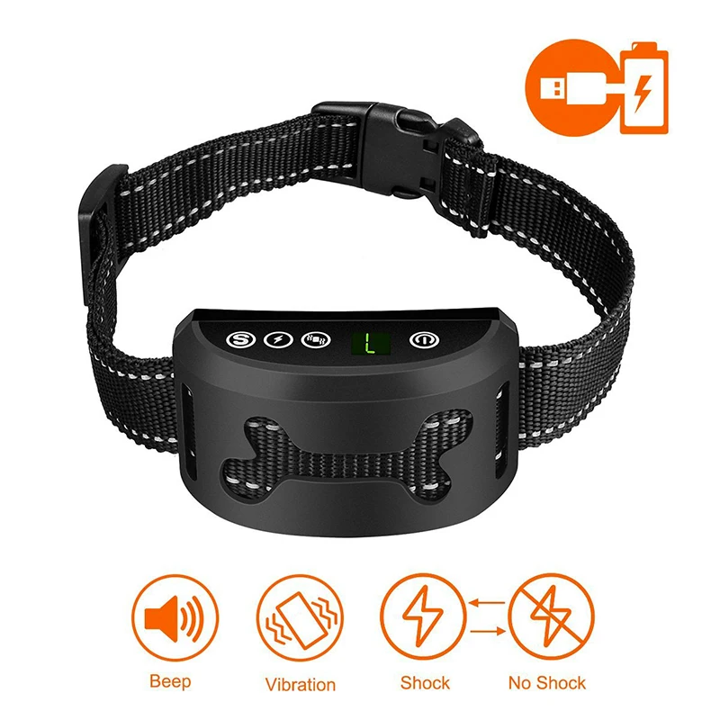 Перезаряжаемый Водонепроницаемый Электронный ударопрочный ошейник с