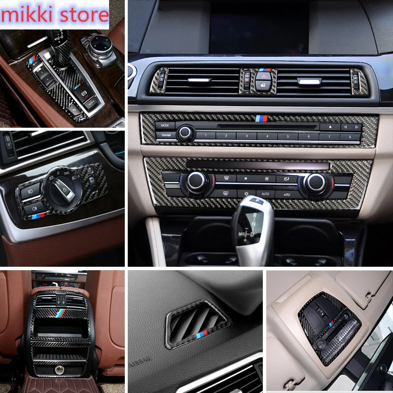 Углеродное волокно для BMW 5 серии F10 F18 2011-17 внутренний переключатель передач