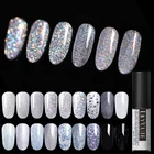 Гель-лак для ногтей LILYCUTE 5 мл с серебряными блестками УФ-Гель-лак долговечный отмачиваемый Гель-лак для нейл-арта