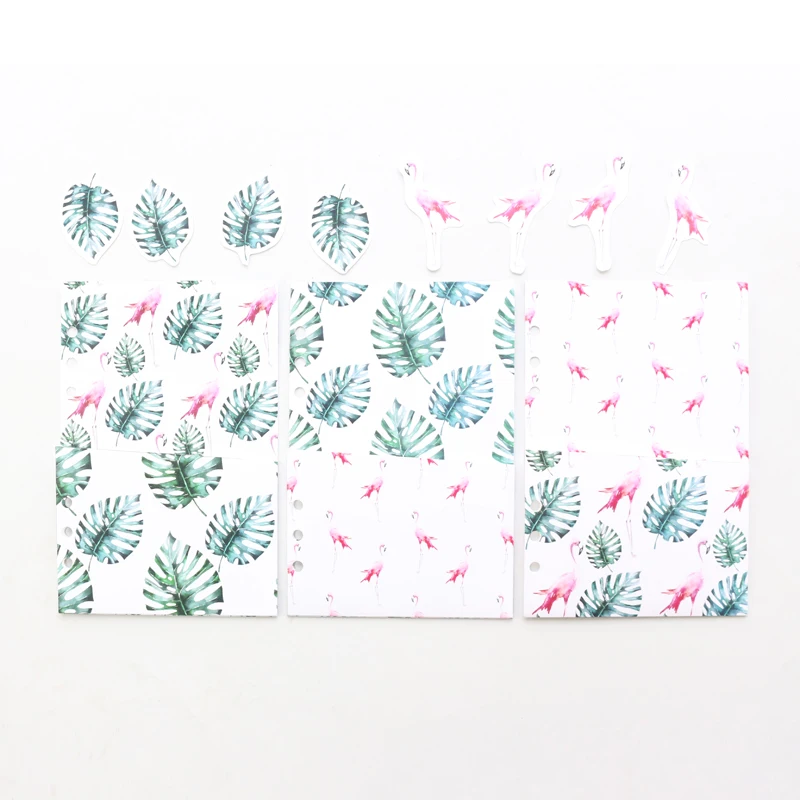 Оригинальный бумажный мешочек Domikee с рисунком фламинго ручной работы для офиса