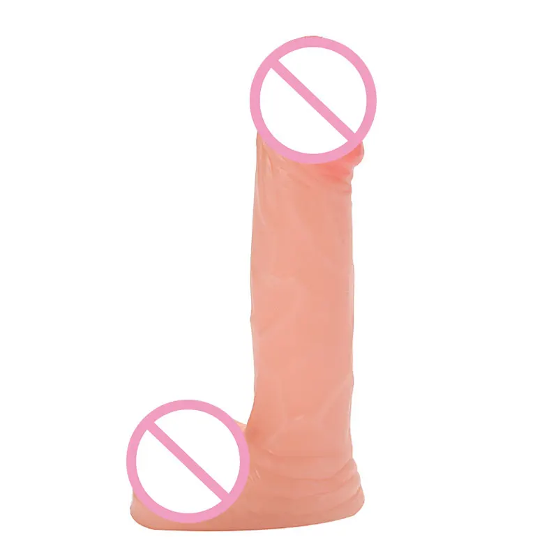 Женская мастурбация мягкая настоящая Желейная модель на присоске для взрослых