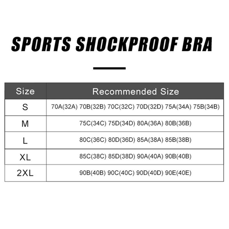 

Gopu Sports Underwear Women's Shockproof Yoga Fitness Running Cross Back Large Size with Backless Bra