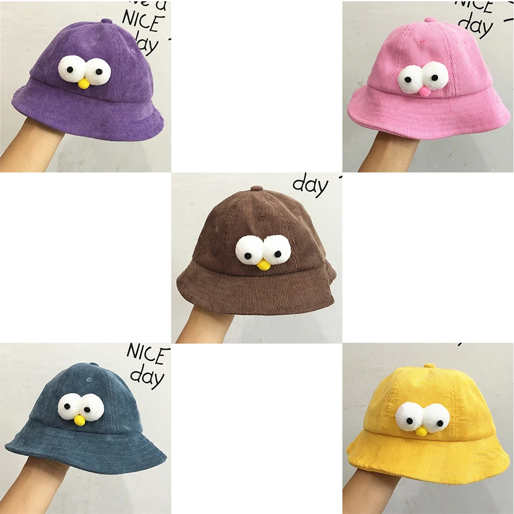 Baby Cartoon Sesame Children Breathable Corduroy Hat Kids Boy Girls Cap Sunhat Cute Beach Sunbonnet | Детская одежда и обувь