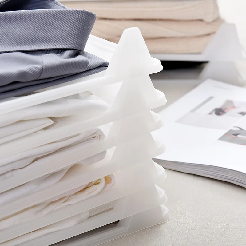 10 шт./компл. простая одежда для дома Складные держатели хранения шкаф отделочная