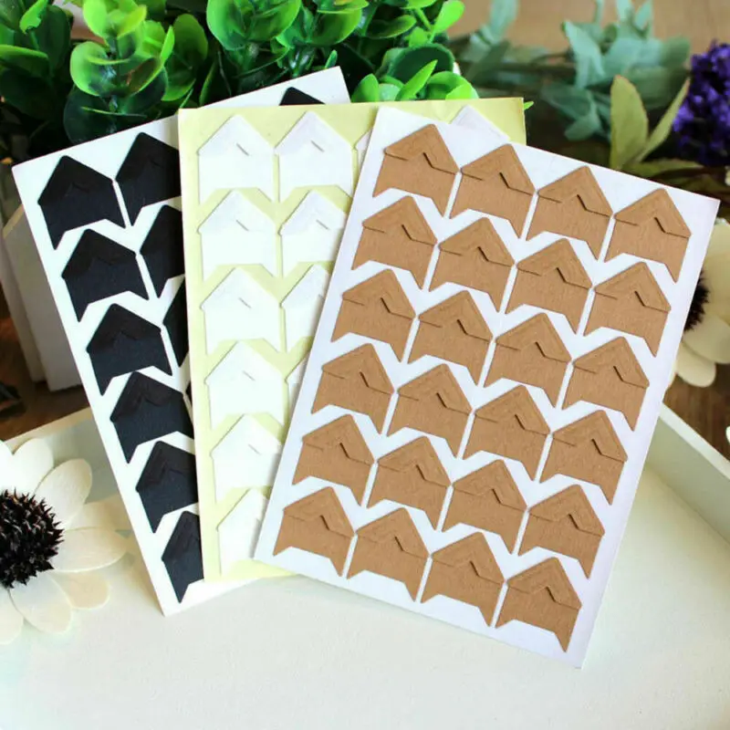 120 шт. самоклеящиеся уголки для фоторамки | Дом и сад