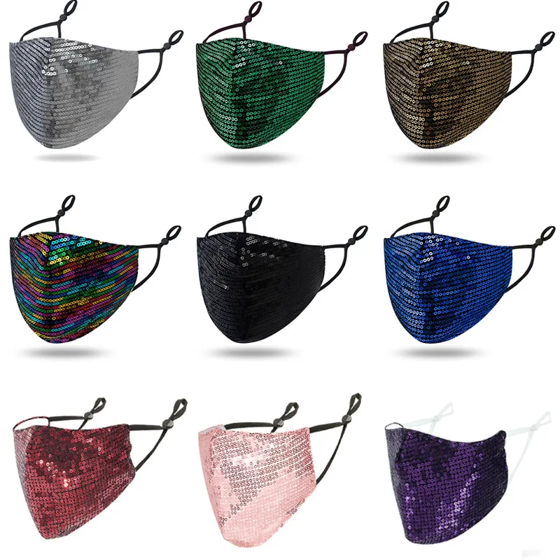 

1 PCS Adult Mask Cosplay Mask Colorful Washable Reusable Mask PM2.5 Anti-Dust Breathable Winter Mask Adjust Mouth with 2 Filters