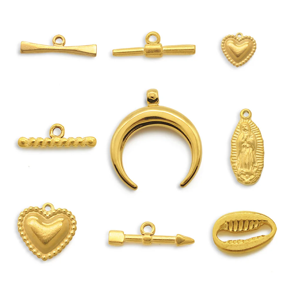 3pcs/lot Stainless Steel 14x30mm Cross Charms Jewelry Findings Pendant Wholesale Connector For Bracelet Making Factory Price | Украшения и