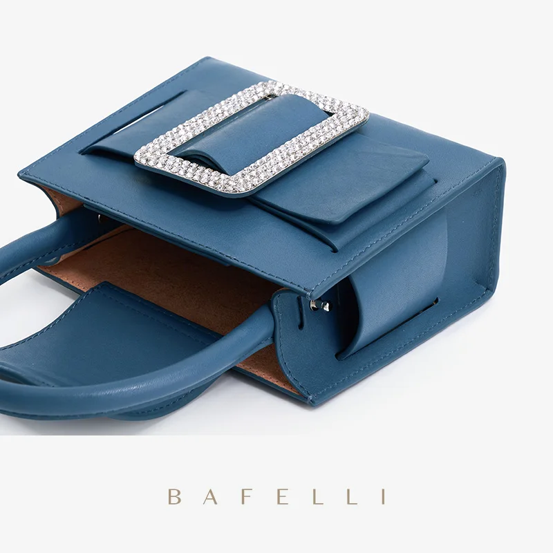 Модная женская сумочка BAFELLI 2021 из коровьей кожи мини-кошелек с верхней ручкой