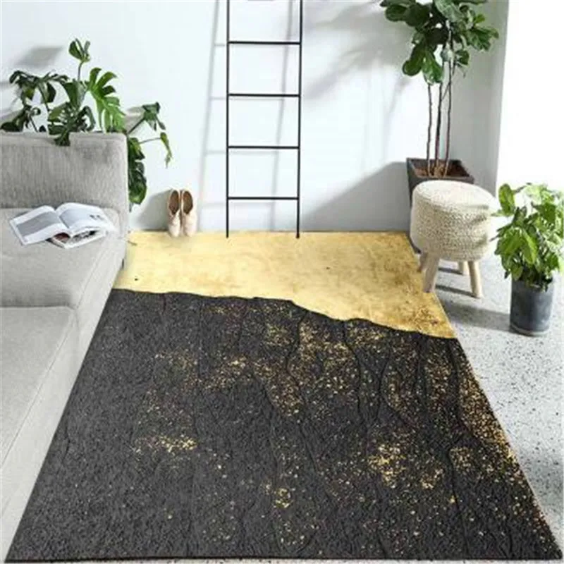 Postmodern Abstract Ins Modern Nordic Light Luxury Living Room Carpet Customize Household  Lounge Rug Machine Washable Floor Mat