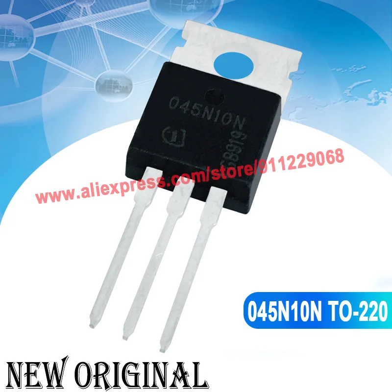 (5 шт.) 045N10N IPP045N10N3G TO-220 100V 100A / NCE80H15 80V 150A / T240 AOT240L 40V 105A / DSS10-01A 100V 10A TO-220