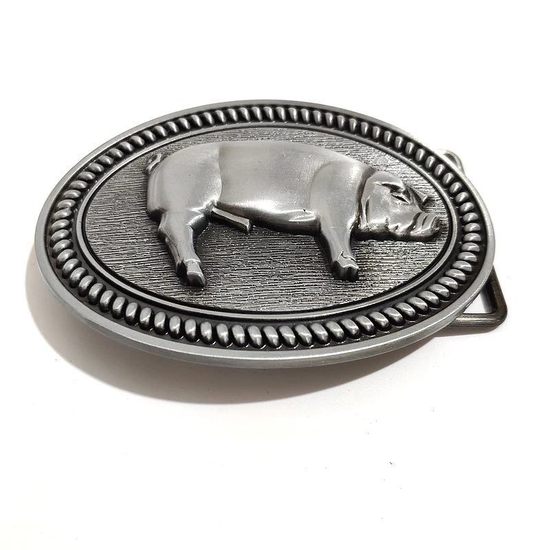 Пряжка для ремня мужская овальная металлическая ковбойская Цветочная пряжка в