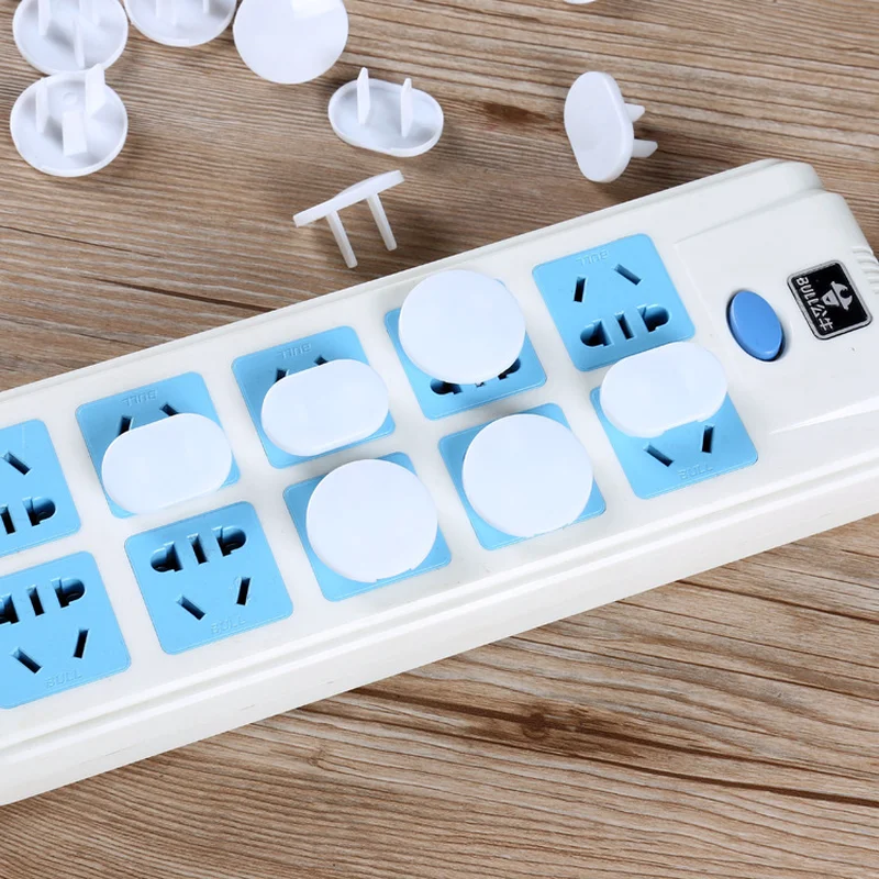 Tapones de seguridad el&eacute;ctricos para beb&eacute;s, tapas para enchufe para ni&ntilde;os, protectores de alimentaci&oacute;n, productos de seguridad para ni&ntilde;os, 10 Uds.-2