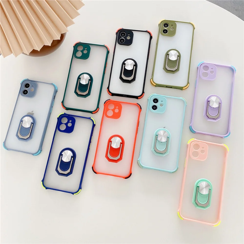 shockproof car holder ring stand phone case for realme 8 7 7i 6 6i 5 5i 6s 5s x7 x2 2 pro ultra v13 v11 v15 v5 soft cover coque free global shipping