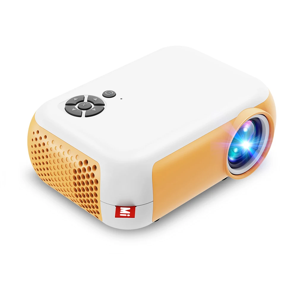 Mini USB LED Projector Portable Beamer 480x360 Pixels Support 1080P HDMI Compatible Video Home Media Player Built-in Speaker New |