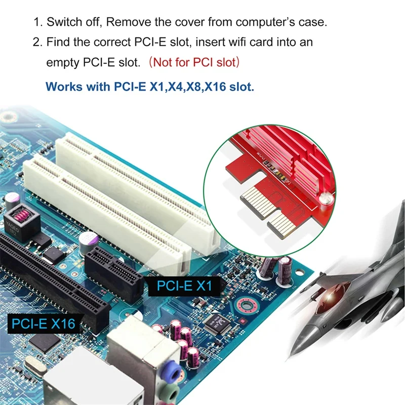 Беспроводной адаптер EDUP PCIe Wi-Fi 6 3000 Мбит/с Intel AX200 Bluetooth 5 1 802.11AX сетевой PCIExpress для