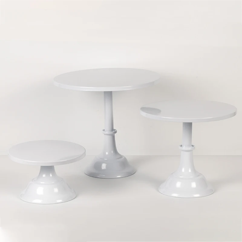 Белые подставки для тортов полный набор кексов пончиков десертов тарелки