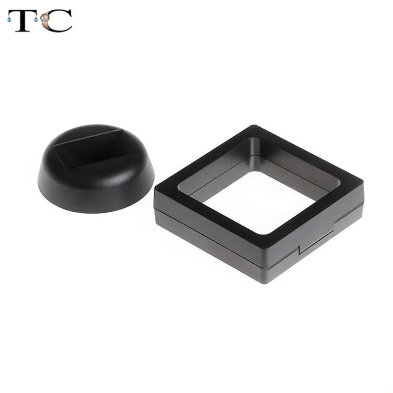 Прозрачный подвесной чехол для ювелирных изделий витрина кольцо плавающий