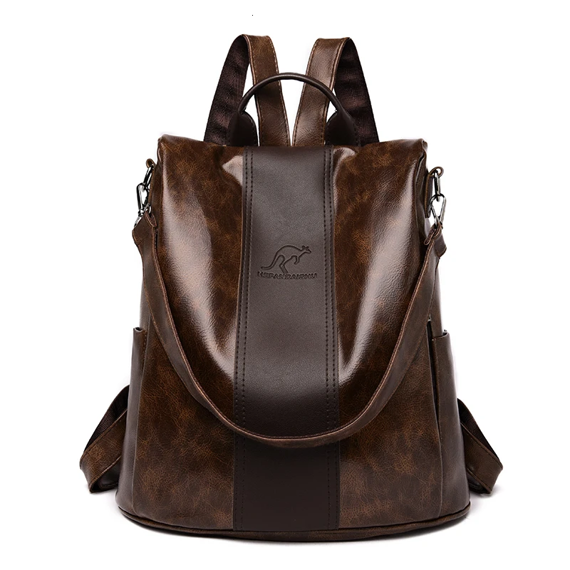 550BN Женская сумка Mochila Masculina, Большая вместительная сумка через плечо, Модный повседневный рюкзак высокого качества, Женская многофункциональная сумка - Цвет: 550BN