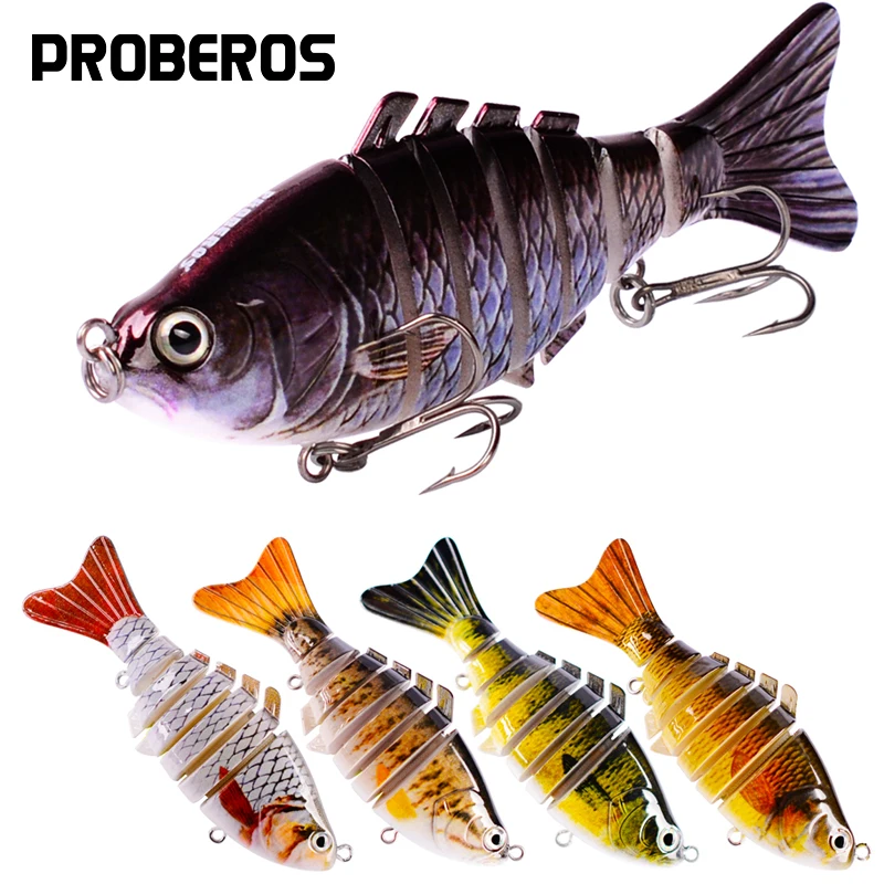 PROBEROS плавающая приманка 5 шт./набор 7 секций рыболовная Высотка каблука 10 см/4 &quot 0