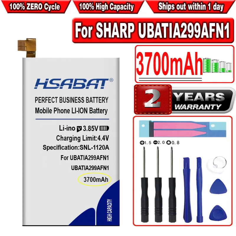 

Аккумулятор HSABAT 3700 мАч UBATIA299AFN1 для SHARP