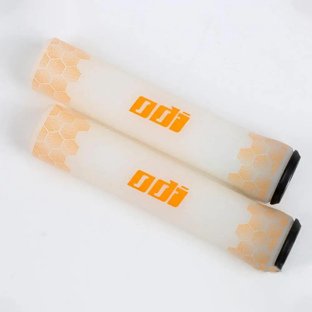 

ODI Silicone 3D Color Printing Grip MTB Road Folding Balance Bike Riding Grip Cover Off-road Shockproof Mountain Bike Grip Cover