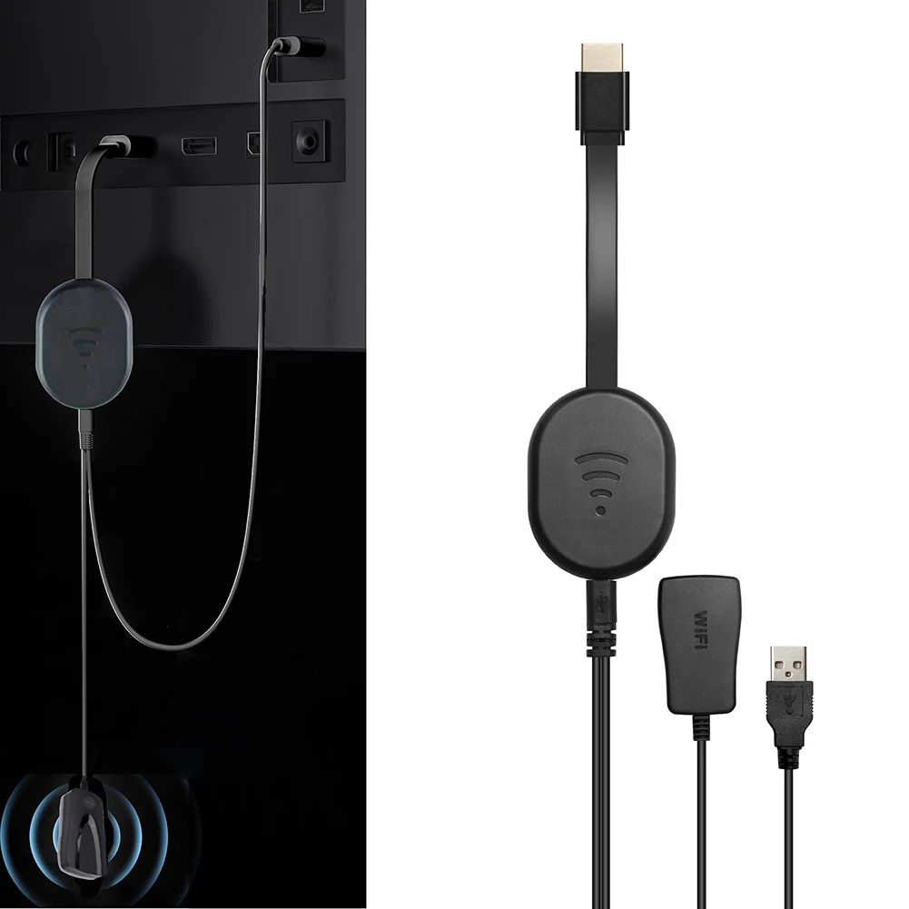 

Same Screen Device Adapter 2.4G WiFi Receiver Wireless 1080P Display Dongle Mirascreen Screen Projector