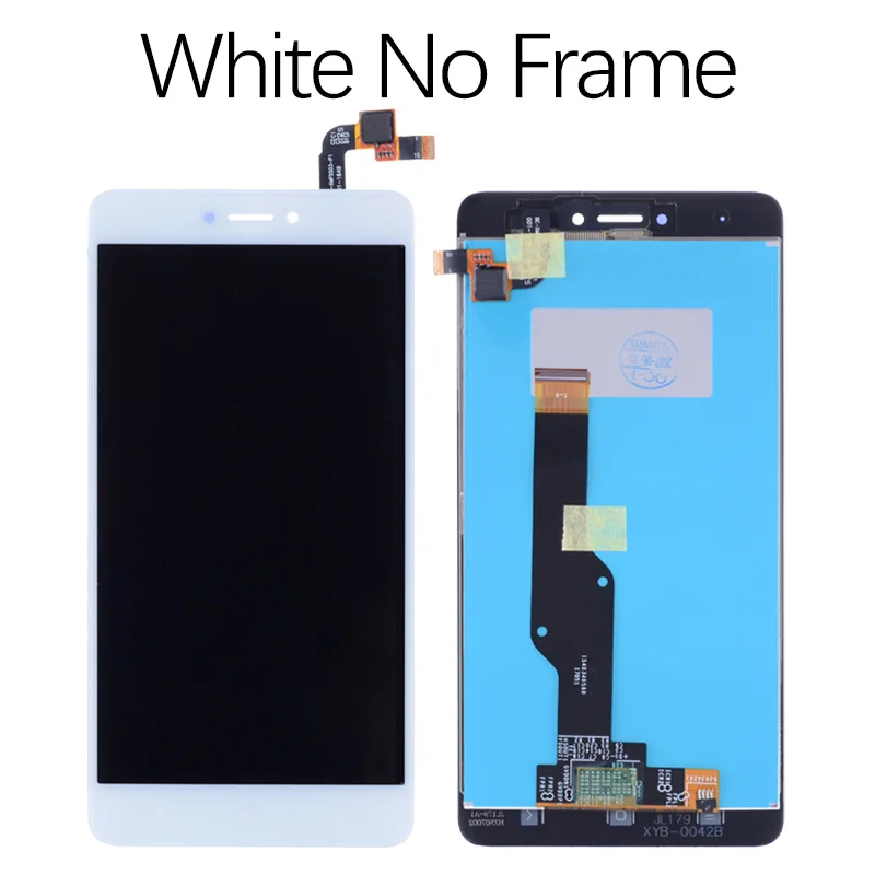 No Frame White Snapdragon 625 Дисплей для XIAOMI Redmi Note 4X LCD в сборе с тачскрином на рамке 5.5'' черный белый золото - Цвет: No Frame White