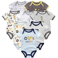 baby clothes 8pcslots unisex newborn boygirl rompers roupas de bebes cotton baby toddler jumpsuits short sleeve baby clothing