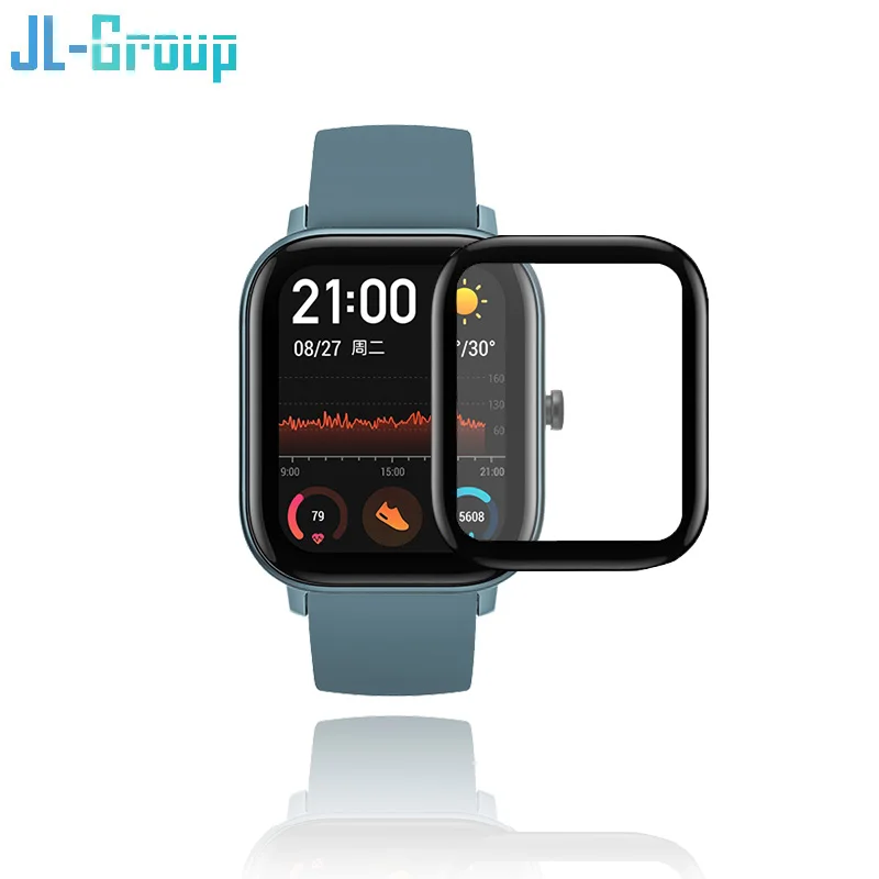 Amazfit GTS пленка для Xiaomi защита экрана из стекловолокна ультра тонкая защитная