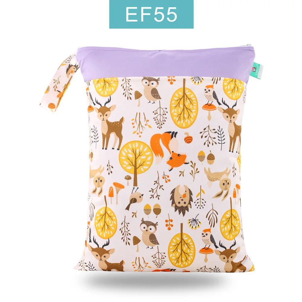 EF55 30x40CM Hylidge многоразовая тканевая сумка для закусок, сумка для плавания 30*40 см, Детская маленькая сумка для подгузников для мамы, водонепроницаемая сумка для закусок, сумка для сэндвичей, ткань - Цвет: EF55 30x40CM