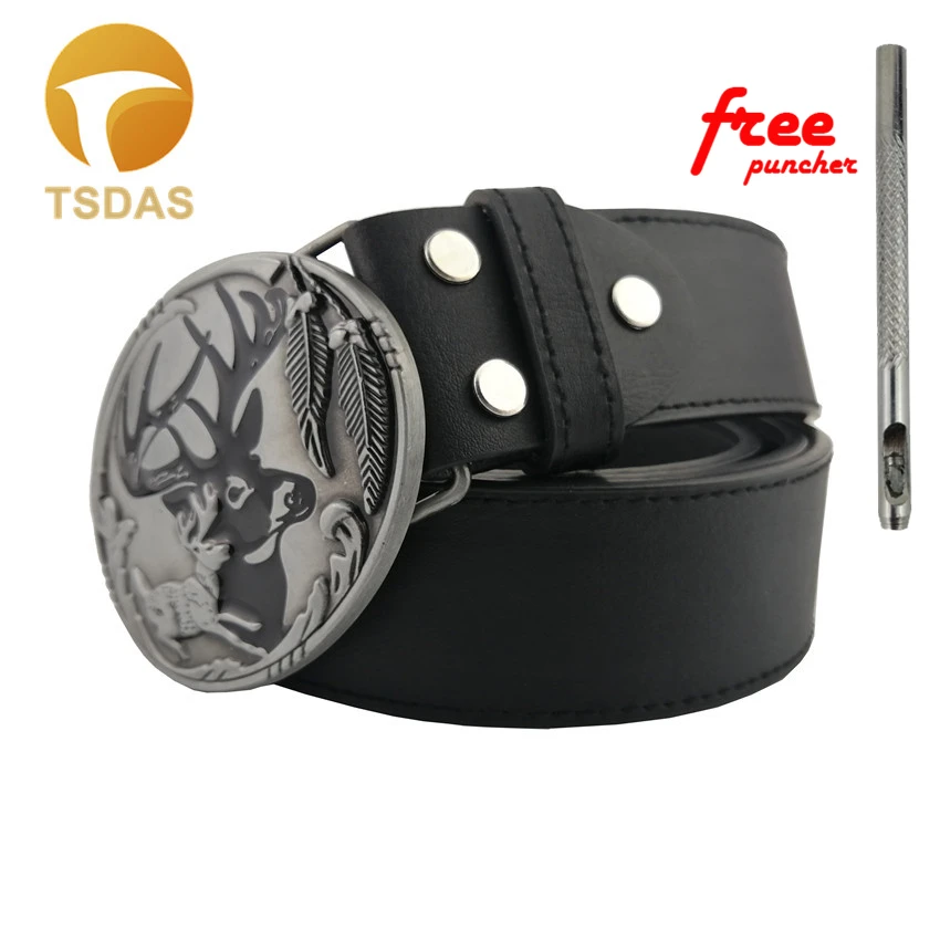 Съемные наручники ковбойские пряжки для ремня 40 мм Ретро Sika Deer DIY бренд | Дом и сад