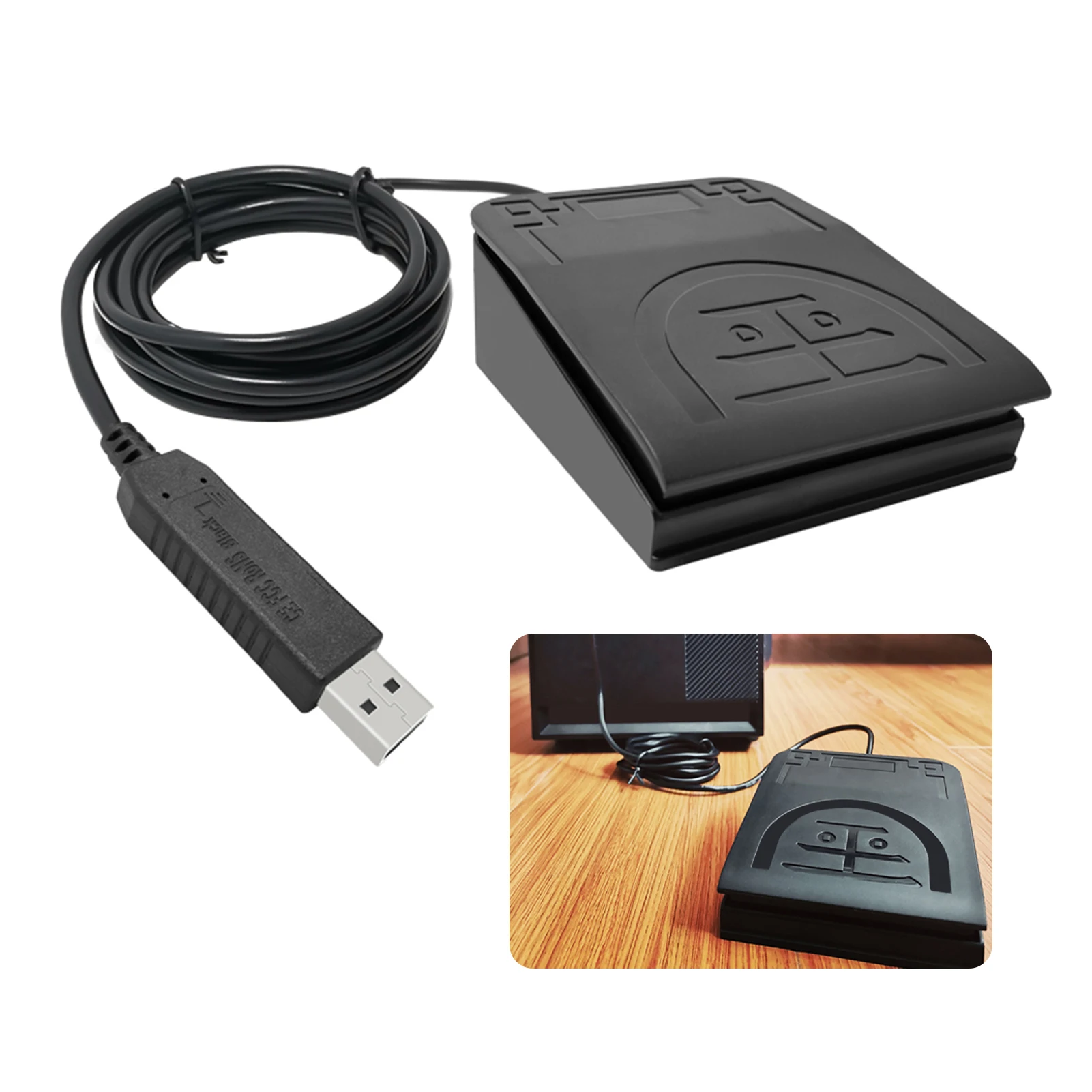 

USB Foot Pedal Switch MIDI Controller User-Defined Shortcut Key