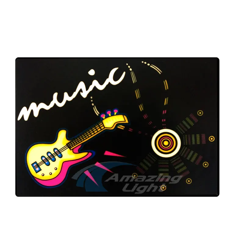 Музыкальная вечеринка светящаяся El панель музыкальная звуковая активация