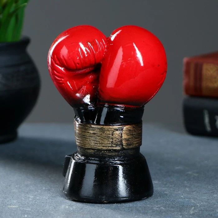 Кубок &quotБокс&quot красный 8х9х13 5см 4325844 | Спорт и развлечения