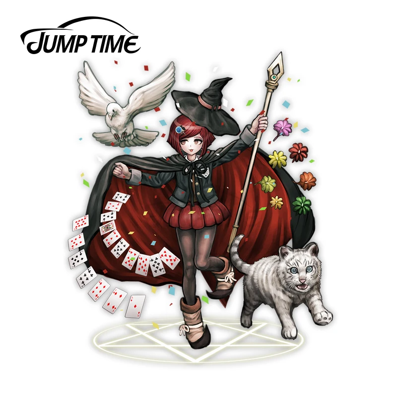 

Jump Time 13 x 11.6cm For Danganronpa Himiko Yumeno Anime Waterproof Car Sticker Graffiti Vinyl Decal Occlusion Scratch Decor