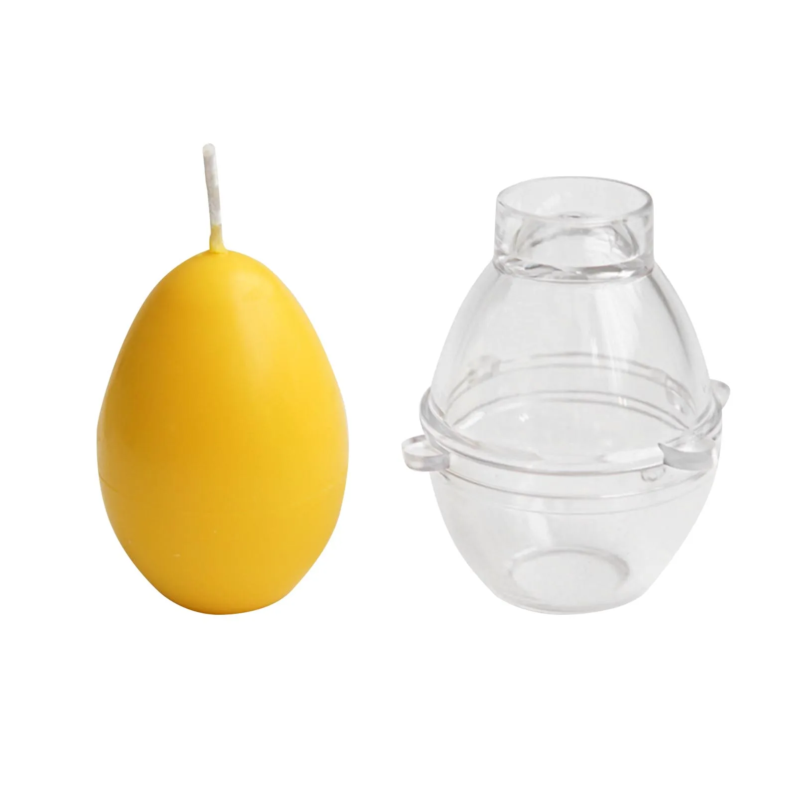 

Egg Shape Candle Mold Reusable Craft Soap Mould Casting Mould Handmade DIY Candle Making Mold For Wax Paraffin Beeswax Easter