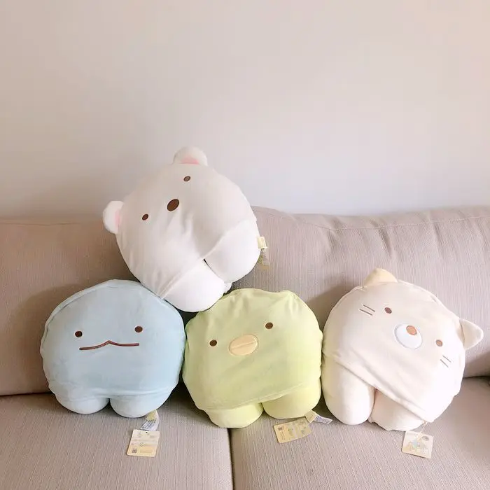 Мультяшные японские U-образные подушки для шеи Sumikko Gurashi мягкая дорожная подушка