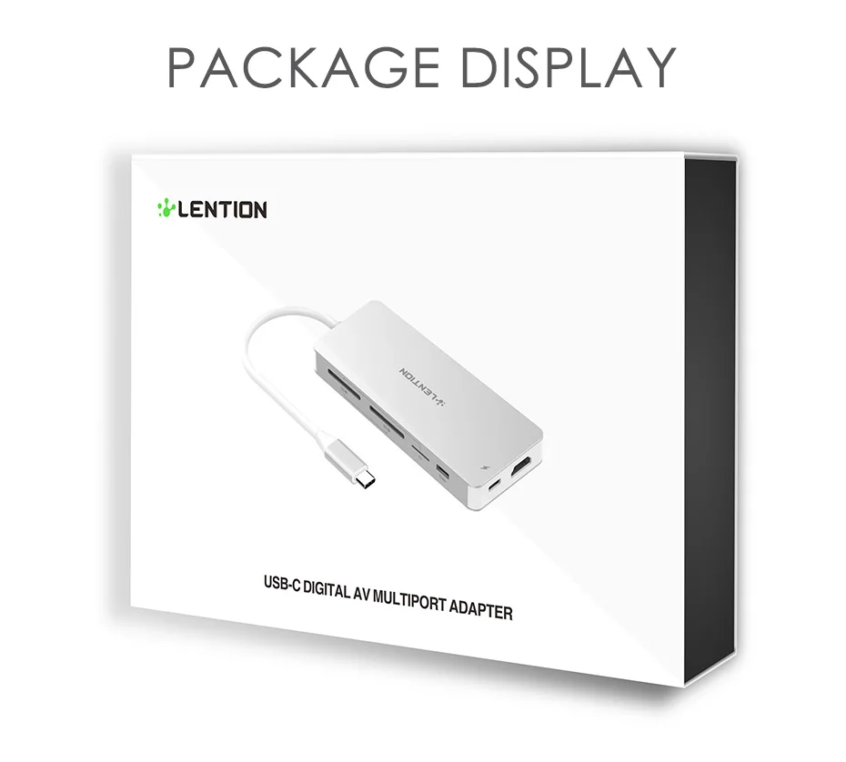 Lention usb-хаб для мульти USB 3,0 HDMI адаптер док-станция для MacBook Pro 13,3 аксессуары USB-C type C 3,1 сплиттер 11 портов USB C концентратор