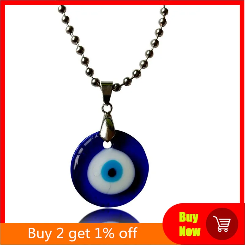 Турецкий зло Защита Амулет для защиты глаз Цепочки и ожерелья с голубыми глазами