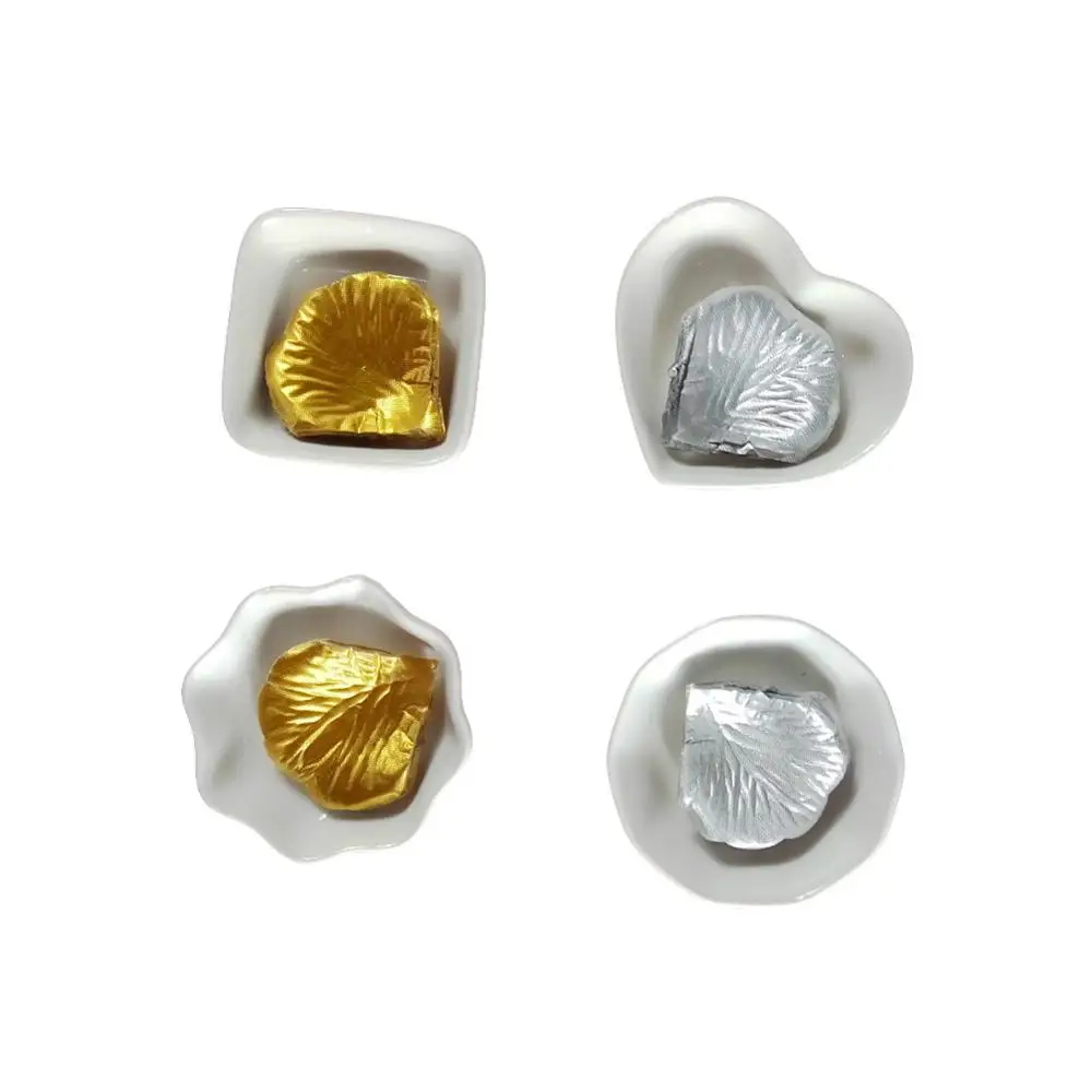 100 шт. 5*5 см шелковые лепестки роз для искусственных свадебные аксессуары