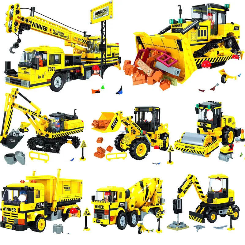 Новинка 2020 техническое строительство инженерная команда автомобили наборы