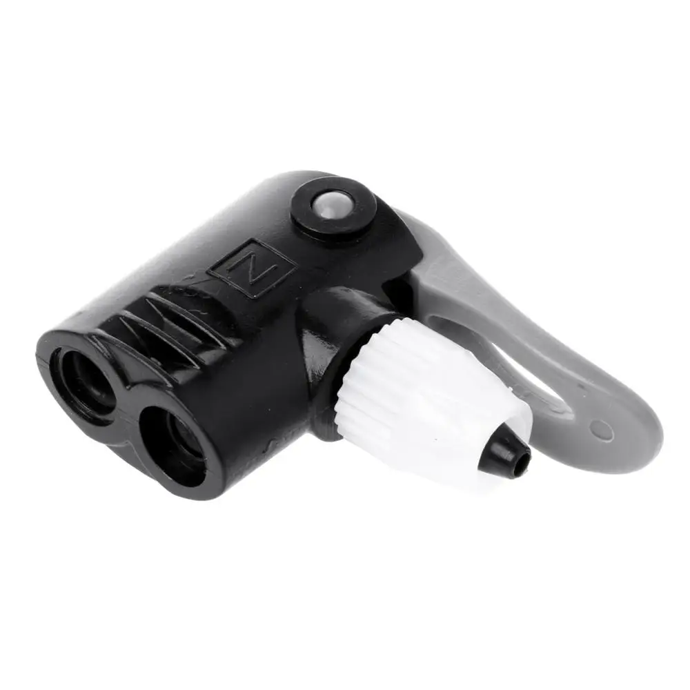 

Bike Bicycle Pump Nozzle Valve Connector Adapter Dual Head Pumping Parts Tools