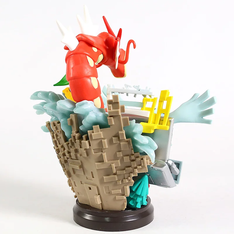 

Anime Cartoon Monsters Gyarados Ho Oh Celebi Chikorita Lugia PVC Statue Figure Collectible Model Toy