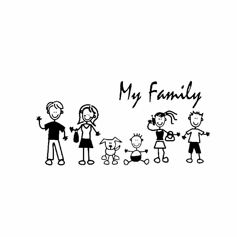 Популярная автомобильная наклейка s для семейного автомобиля Виниловая моей