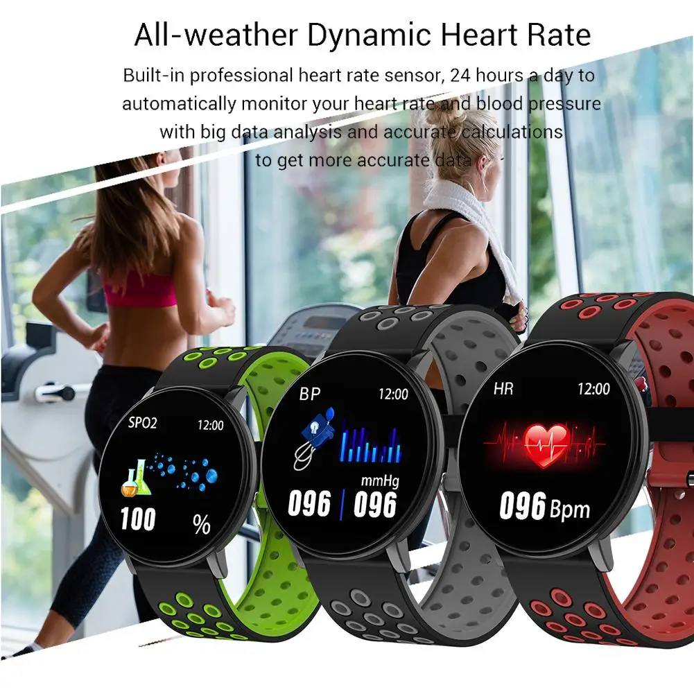 Умные часы пульсометр фитнес трекер секундомер шагомер калории спорт IP67