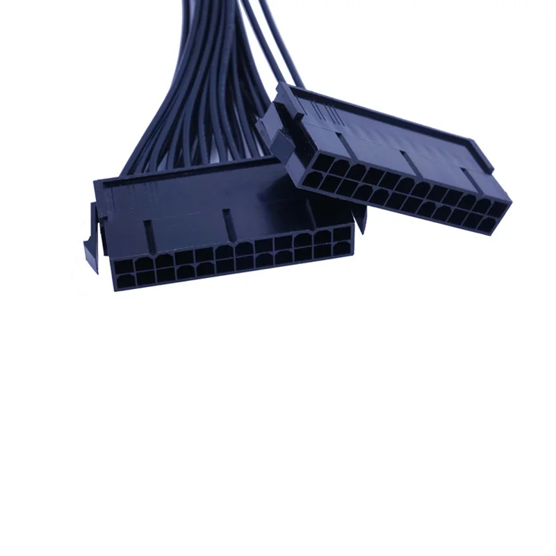 ATX 24Pin 2 двойной блок питания Шнур адаптер материнской платы Соединительный